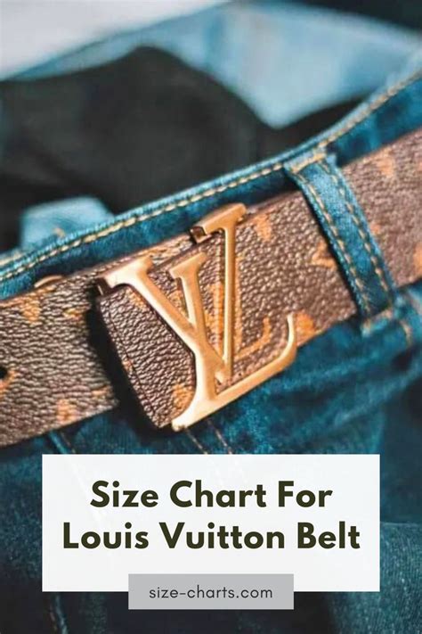 lv belt girls|lv belt size chart women's.